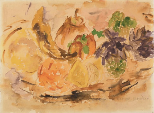 Watercolour fruits still life - fruits,