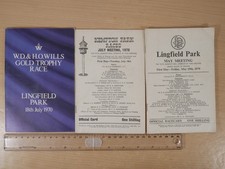 Vintage Horse Racing Racecards