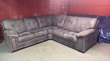 Faux leather / Suede Corner sofa DFS