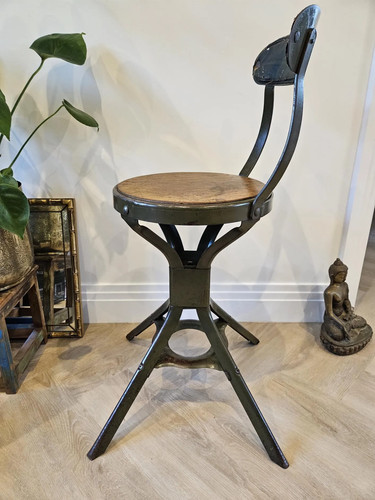 Vintage evertaut factory - vintage, stool