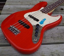 Fender American Jazz Bass Sunset Orange Transparent 2005 Right Handed