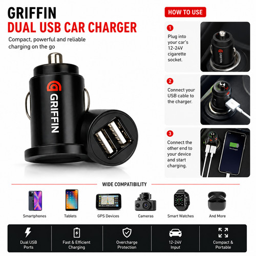 Official griffin usb - in, car