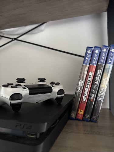 Playstation slim 1tb with - 4,