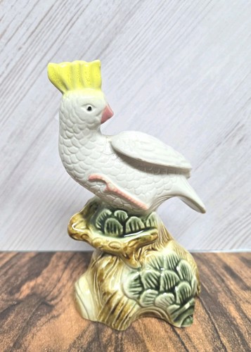 Vtg cockatoo figurine sitting - figurine,