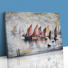 LS Lowry Sailing Boats 1930