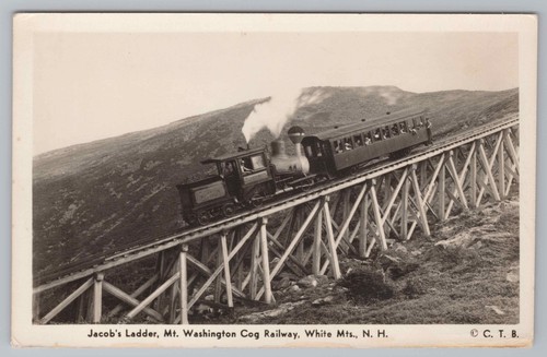 Postcard jacobs ladder - ladder, cog