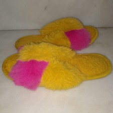 JOULES mustard yellow and pink