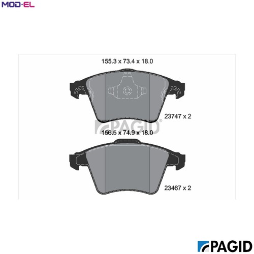 Brake pad set - brake,