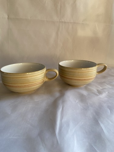 Denby caramel stripes - stripes, cup