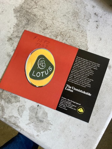 Lotus car brochure - ,