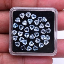 37 Pcs Natural Topaz 4mm Pear