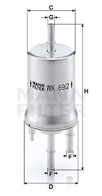 New fuel filter for audi - filter,