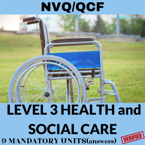 Nvq qcf level health and - qcf, 3