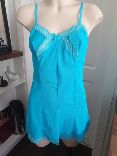 Vintage nylon full slip mini - ,