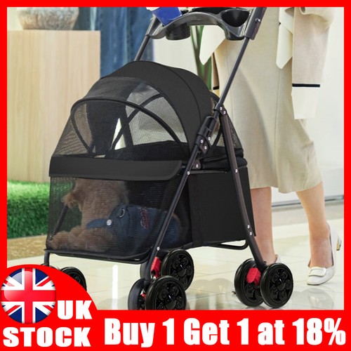 Foldable pet stroller dog - foldable,