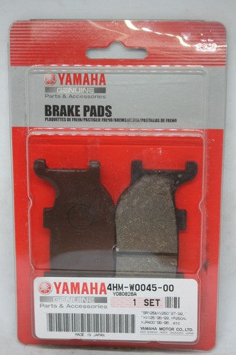 Front brake pads yamaha 125 - front,