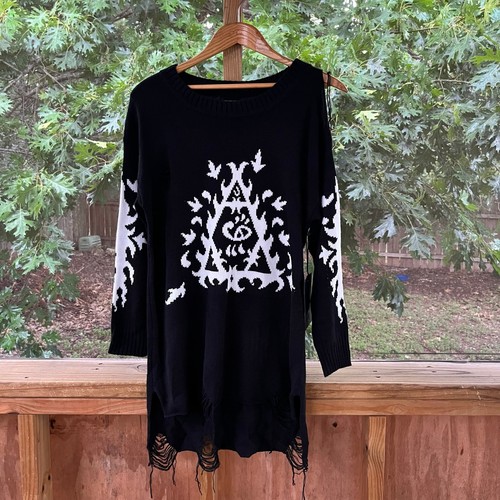 Unif ornate high low - ornate, long