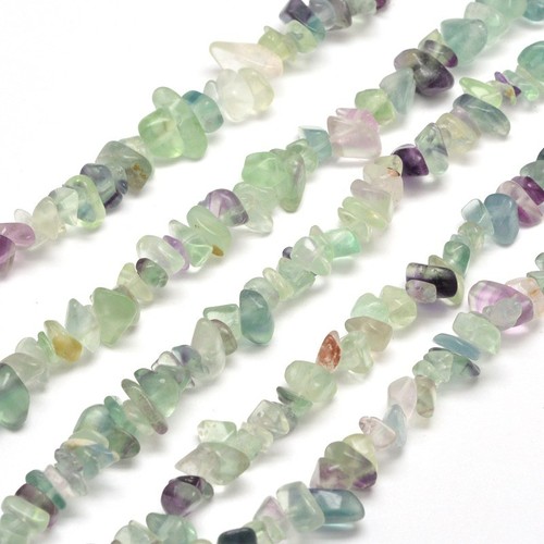 Fluorite gemstone bead - gemstone,