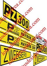 PZ Haybob 300 stickers /