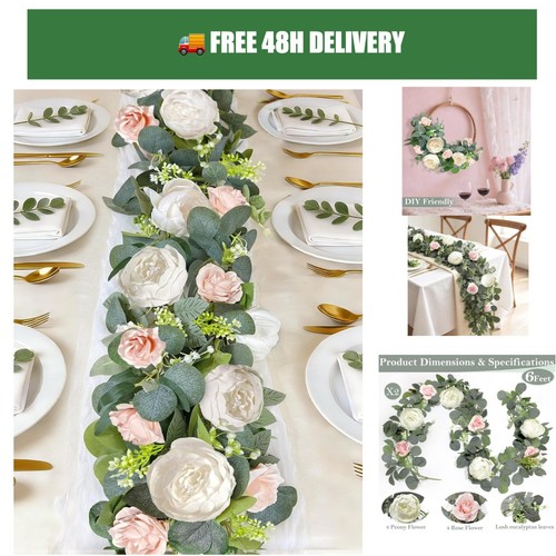 Artificial eucalyptus garland - artificial,