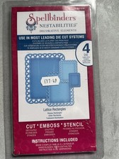 Spellbinders Nestabilities Dies for cutting, embossing & stencilling 