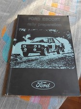 Ford Escort Original Rally Preparation Manual Mk1 Mk2 AVO RS2000 Mexico Gp 1 2 4