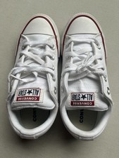 White Converse All Star Kids Size UK1 Worn Once