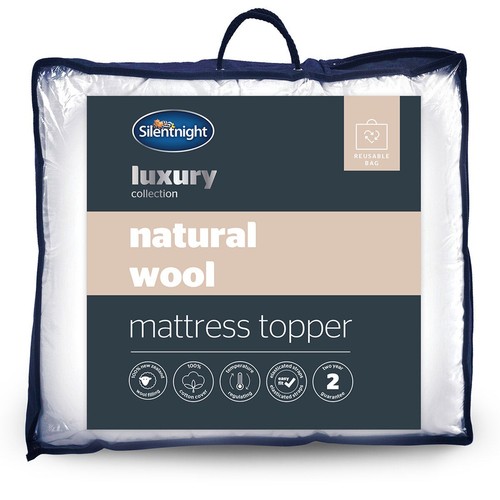 Silentnight natural wool - natural,