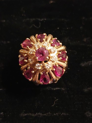 Vtg franklin mint rubies of - mint,