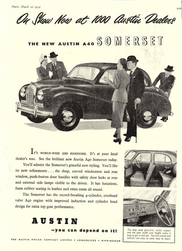 Original 1952 advert for - advert,