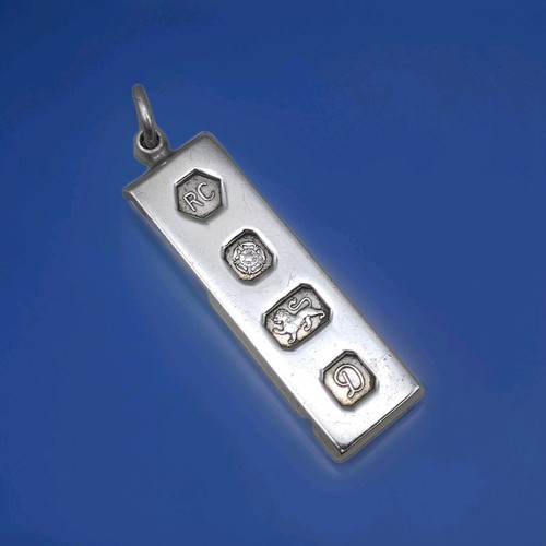 Vintage sterling silver ingot - vintage,