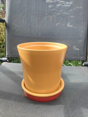 Ikea ceramic light - ikea, orange