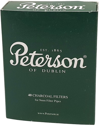Peterson 9mm charcoal pipe - peterson,