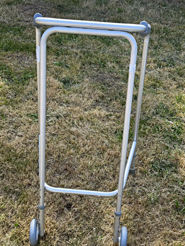 Silver wheel wheeled walking - silver, 2-wheel