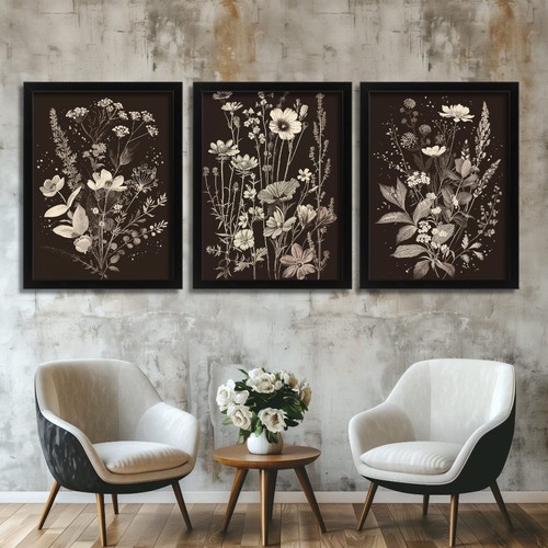 Vintage bouquet wildflowers - vintage,
