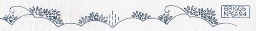 Vintage embroidery transfer - vintage,
