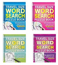 4 x Travel Size Word Search