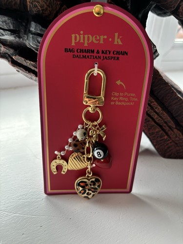 Piper bag charm keychain - piper,