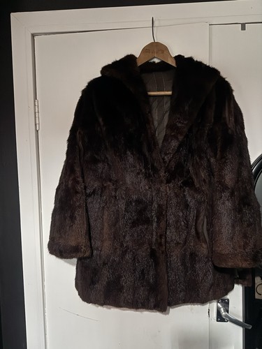 Vintage mink real - real, coat
