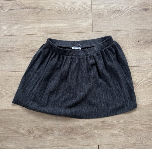 Zara dark grey knitted - dark, pleated