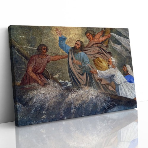 Jesus christ calming the storm - christ,