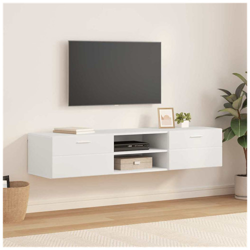 Cabinet white engineered - white, wood