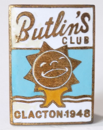 Butlins holiday camp badge - butlins,