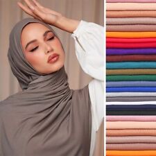JERSEY SCARF Shawl Wrap Hijab Stretchy Big Large Plain Maxi JOBLOT Many Colours