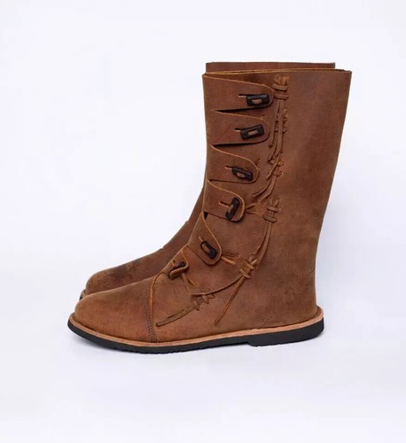 Medieval leather boots - medieval,