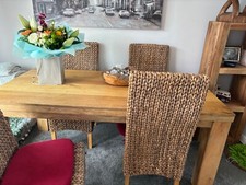 Oakland furniture oak dining table and chairs