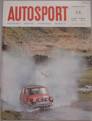Autosport magazine november - magazine,