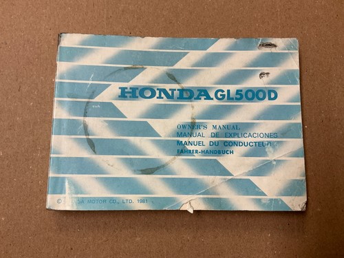 Genuine honda 1981 gl500 - honda,