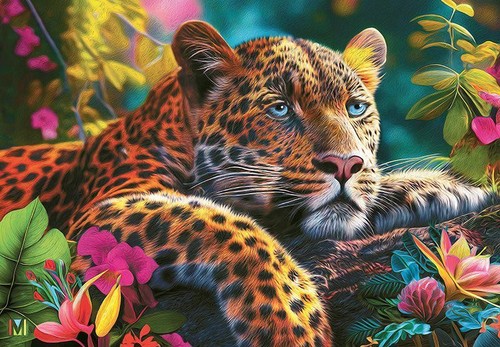 Cherry pazzi reclining leopard - pazzi,