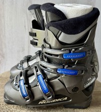 NORDICA GX Trend Ski Boots Size 25.5 Grey/blue  Size Uk 6.5